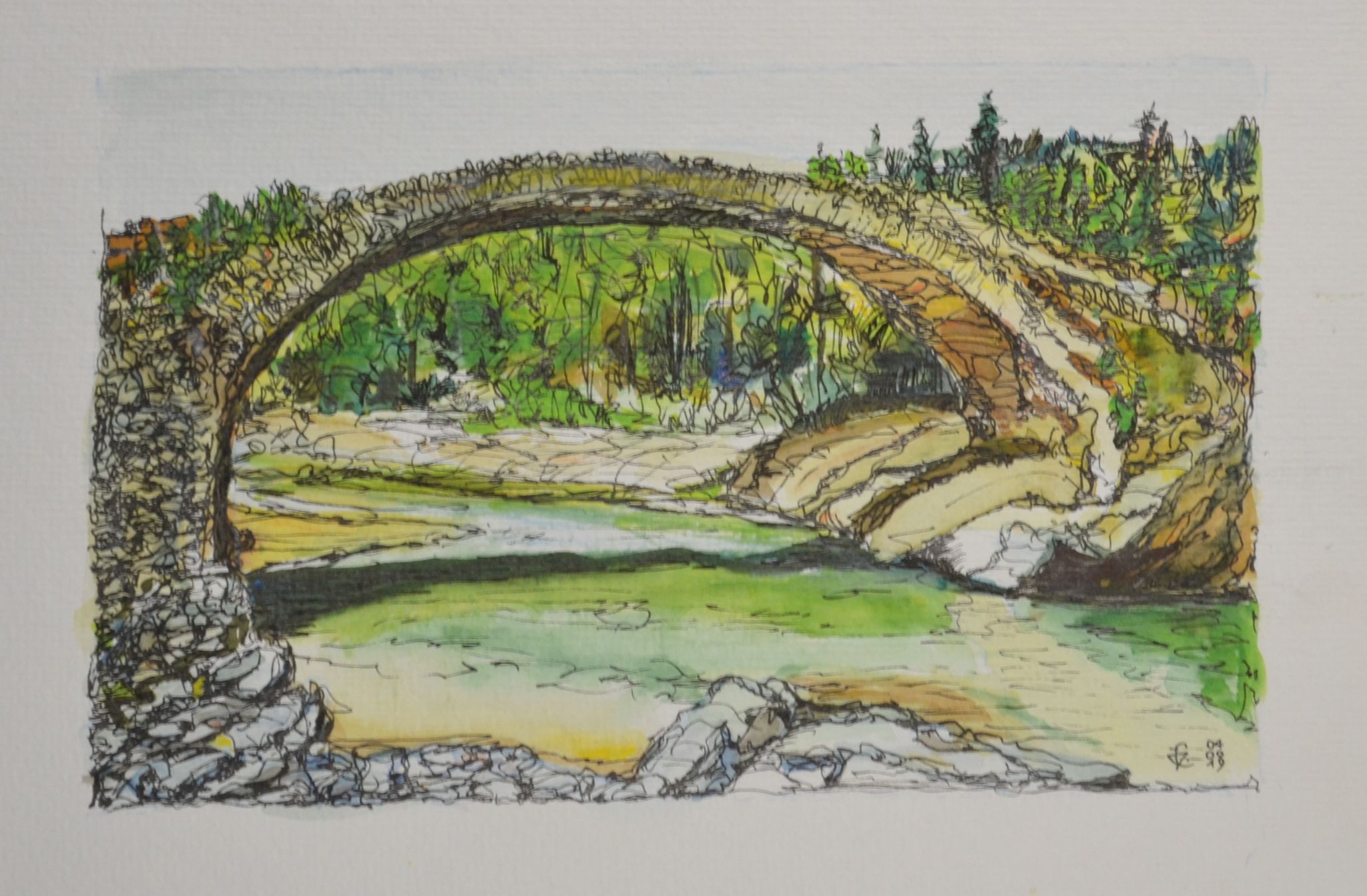 Ponte d´arroscia, Nordseite